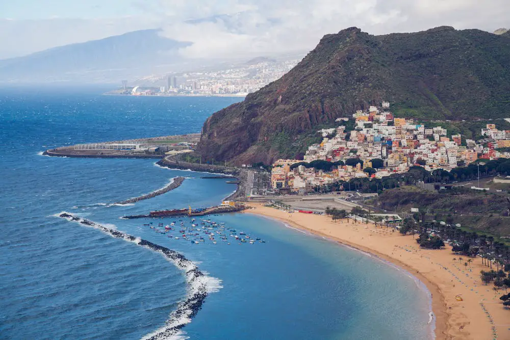 A beach in Tenerife