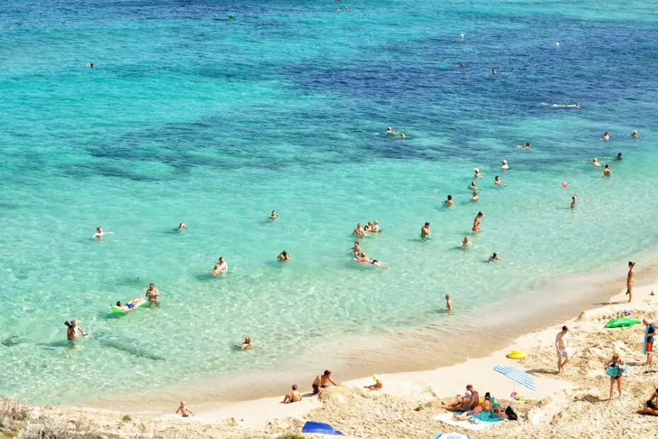 A beautiful beach on a Spanish island