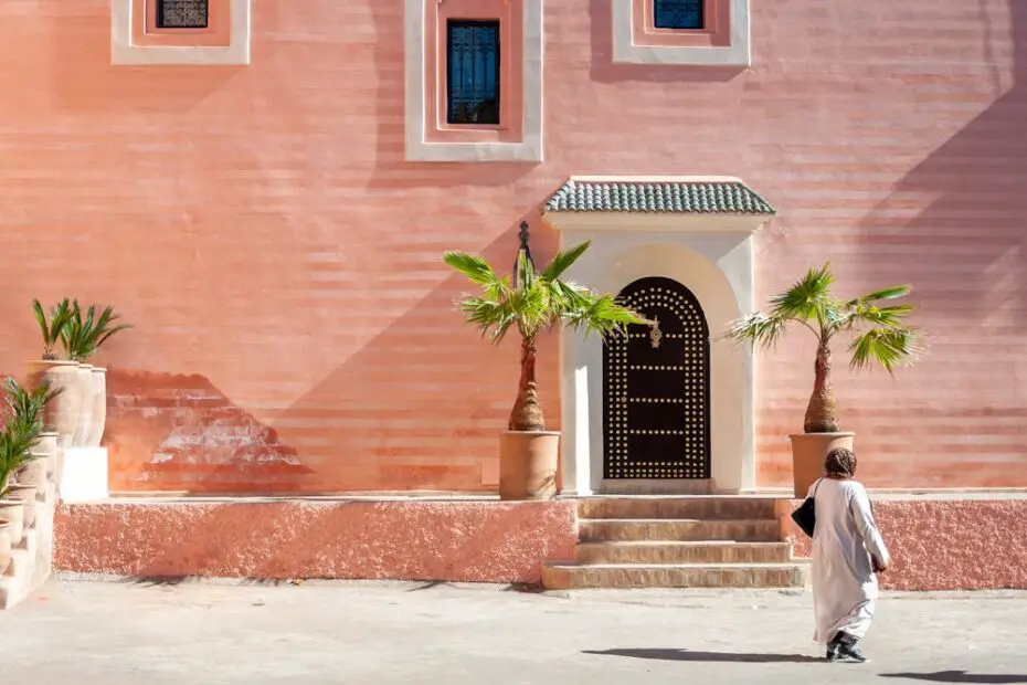 A building in Marrakesh